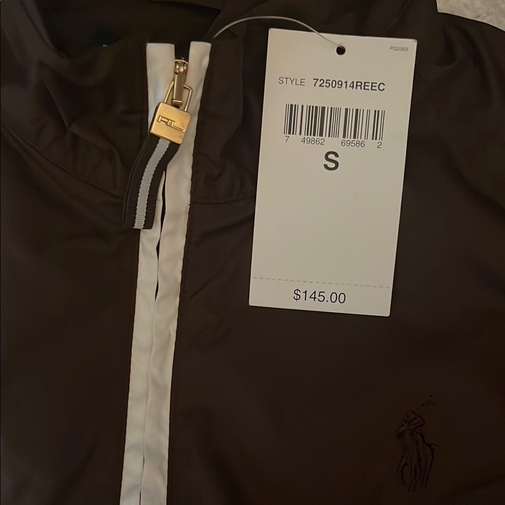 Polo Ralph Lauren Golf Brown Vest NEW WITH TAGS women small